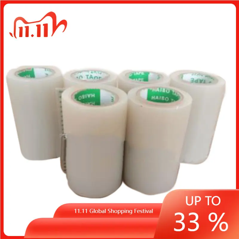 

Greenhouse Film Repair Tape Patch Extra Strong Clear UV Greenhouse Polythene Permanent Repair Tape 10x10cm