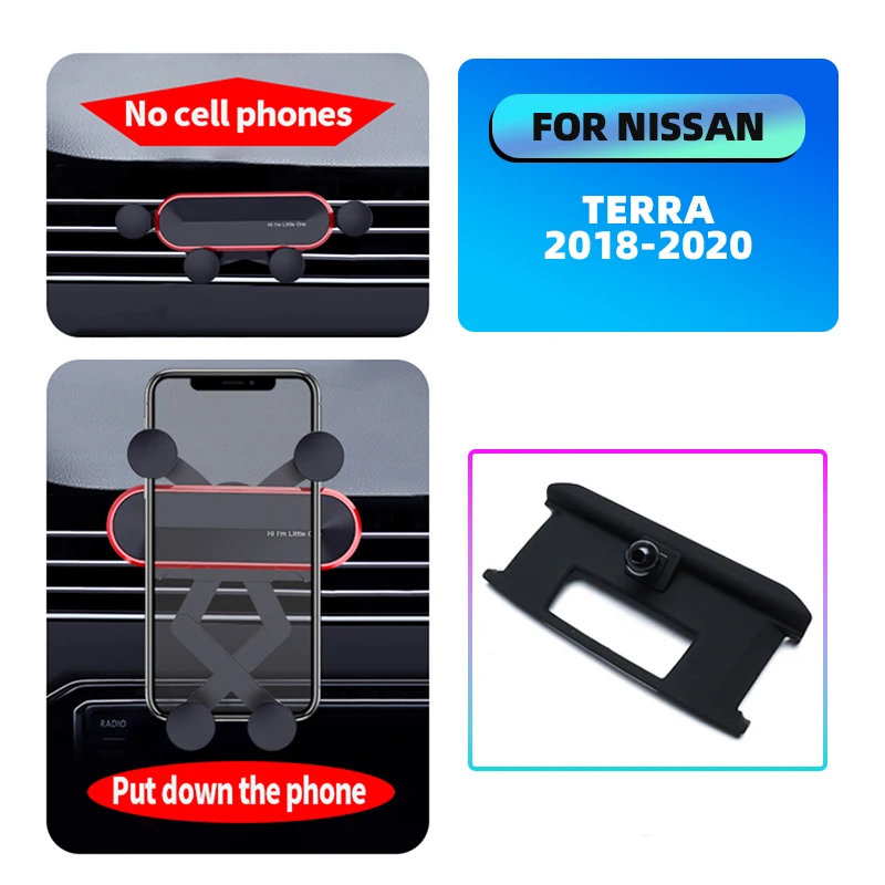 Car Mobile Phone Holder For Nissan Terra 2018 2019 2020 Auto Air Vent Outlet GPS Gravity Stand Special Mount Navigation Bracket
Car Mobile Phone Holder For Nissan Terra 2018 2019 2020 Auto Air Vent Outlet GPS Gravity Stand Special Mount Navigation Bracket