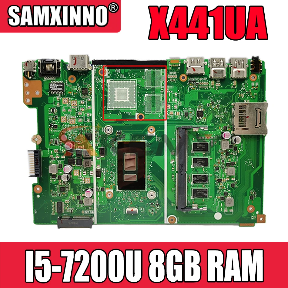 Материнская плата X441UA I5-7200U CPU 8GB RAM для ASUS X441UA X441UV X441UB X441UQ X441U A441U F441U, материнская плата для ноутбука протестирована полностью
Материнская плата X441UA I5-7200U CPU 8GB RAM для ASUS X441UA X441UV X441UB X441UQ X441U A441U F441U, материнская плата для ноутбука протестирована полностью