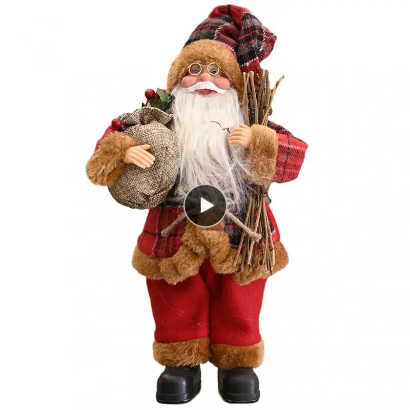 

Santa Claus Dolls Merry Christmas Decorations for Home Christmas Gifts for Kids Xmas Navidad Natal Kerst Decor New Year 2020