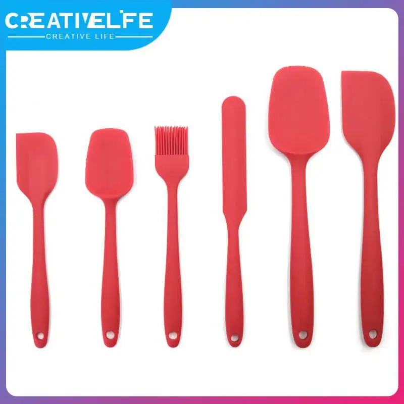 1Set Silicone Kitchenware Set Black Or Red Multi-function Handle Tool Spatula Spatula Spatula Oil Brush Kitchen Cookware Tools
1Set Silicone Kitchenware Set Black Or Red Multi-function Handle Tool Spatula Spatula Spatula Oil Brush Kitchen Cookware Tools