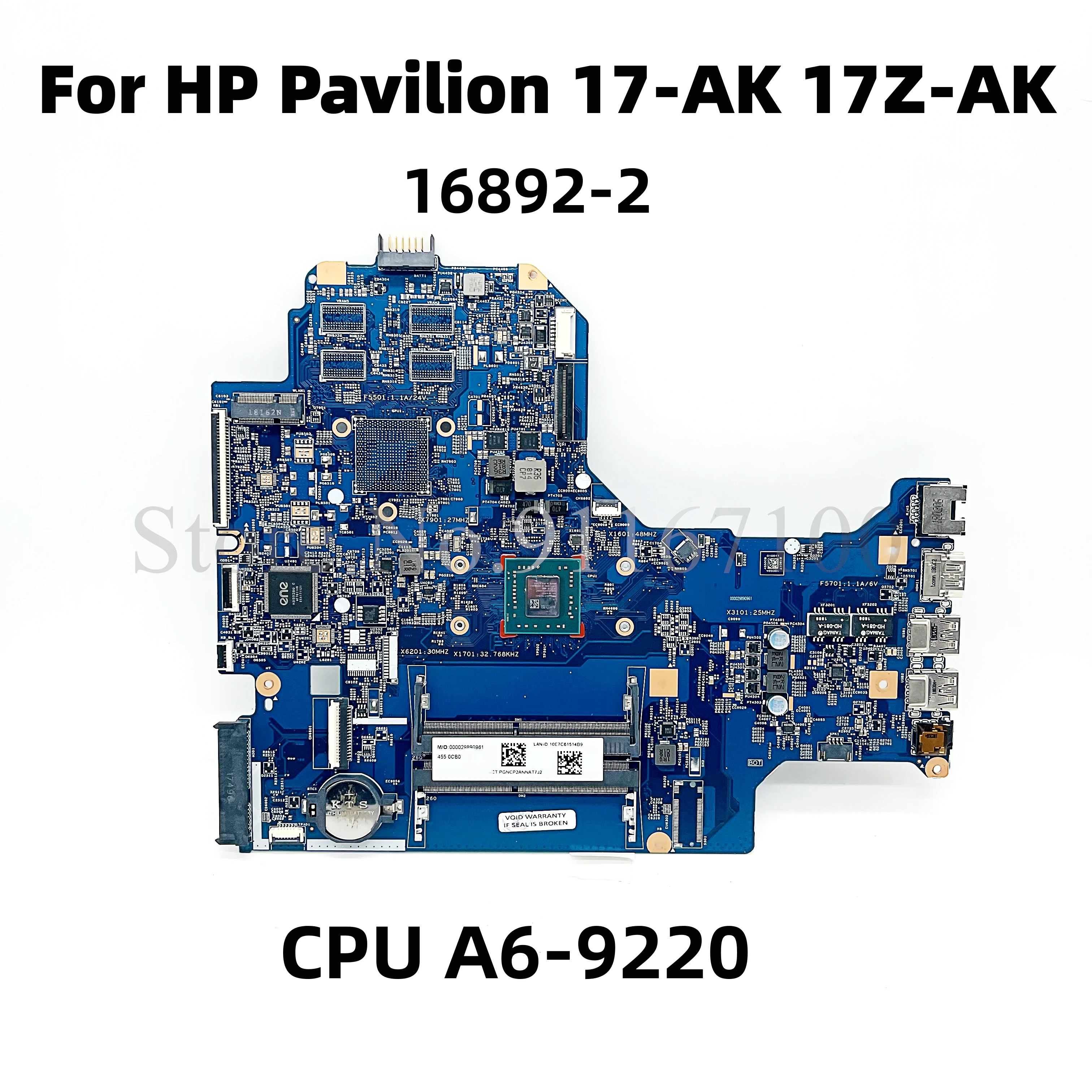 Материнская плата для ноутбука HP Pavilion 17-AK 17Z-AK 926191-601 16892-2 448.0cb03.0021 W/CPU:A6-9220 455.0CB01.0011 DDR4 100% протестирована
Материнская плата для ноутбука HP Pavilion 17-AK 17Z-AK 926191-601 16892-2 448.0cb03.0021 W/CPU:A6-9220 455.0CB01.0011 DDR4 100% протестирована