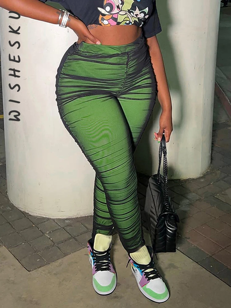 Women High Waist Mesh Patchwork Ruched Pencil Pants Vintage Stretch Punk Grunge Trousers 2022 Spring Fall Y2K Clothes
Women High Waist Mesh Patchwork Ruched Pencil Pants Vintage Stretch Punk Grunge Trousers 2022 Spring Fall Y2K Clothes