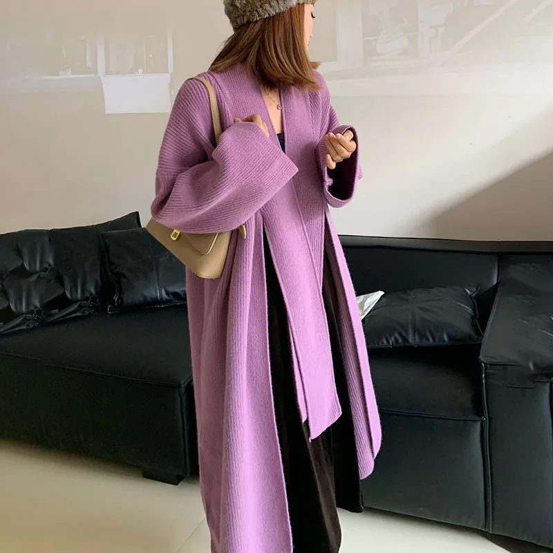 SuperAen Autumn and Winter High Quality Women's Loose Knit Cardigan Butterfly Sleeve Long Sleeve Long Sweater Coat 
SuperAen Autumn and Winter High Quality Women's Loose Knit Cardigan Butterfly Sleeve Long Sleeve Long Sweater Coat
