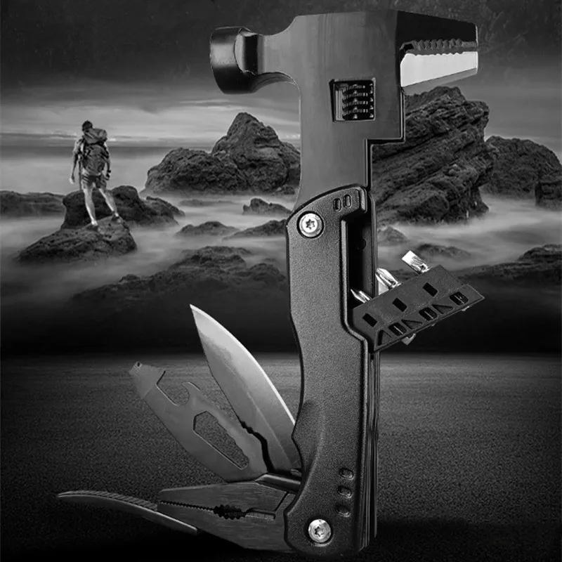 Outdoor Multi-functional Claw Hammer Vehicle Safety Folding Hammer Broken Window Escape Hammer Woodworking Hammer Camping Tool
Outdoor Multi-functional Claw Hammer Vehicle Safety Folding Hammer Broken Window Escape Hammer Woodworking Hammer Camping Tool