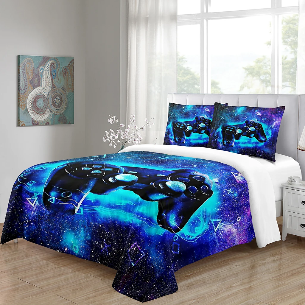 Single Queen Size Cool Gamer Gamepad Print Bedding Sets With Pillowcase For Kids Boy Design Bedclothes Game Handle Duvet Cover 3
Single Queen Size Cool Gamer Gamepad Print Bedding Sets With Pillowcase For Kids Boy Design Bedclothes Game Handle Duvet Cover 3