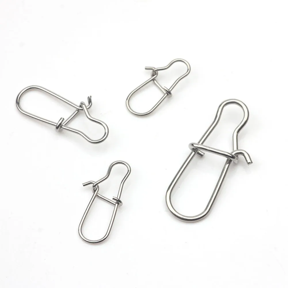 Durable Newset Pratical Lock Snap Connectors Set Stainless Steel 50pcs Clip Fast Fishing Hook Professional Rings
Durable Newset Pratical Lock Snap Connectors Set Stainless Steel 50pcs Clip Fast Fishing Hook Professional Rings