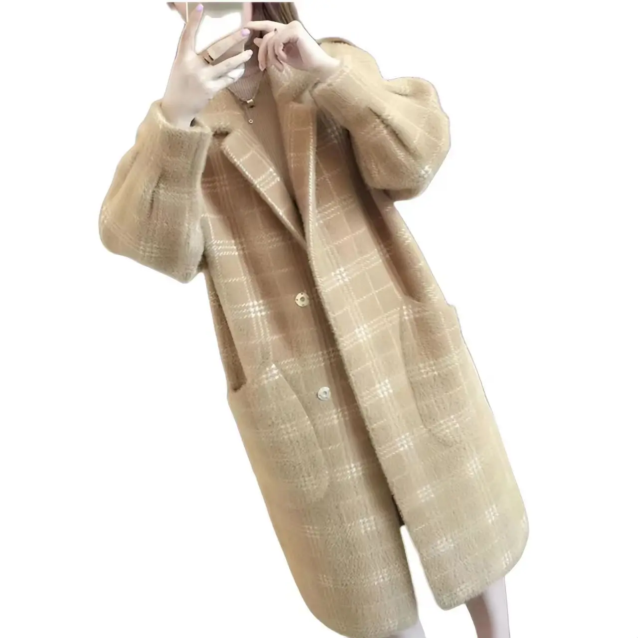 Женское шерстяное пальто в английском стиле, куртка в клетку, классическое двубортное, длинное кашемировое пальто, новинка, осень, зима 
Женское шерстяное пальто в английском стиле, куртка в клетку, классическое двубортное, длинное кашемировое пальто, новинка, осень, зима