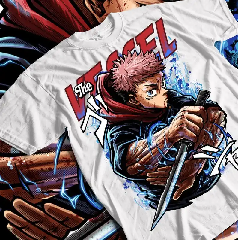 Футболка унисекс из аниме футболка Манга-либбхара с надписью Grafik Otaku Ropa GiftKais
