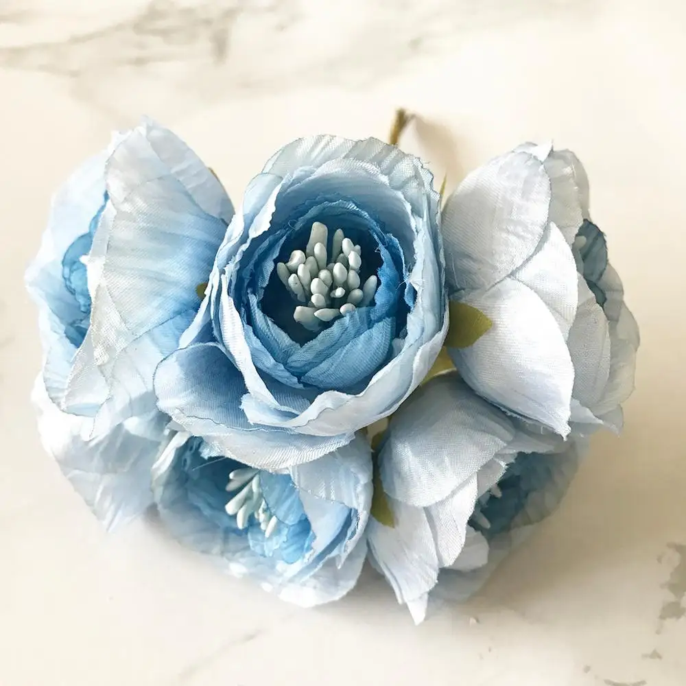 Шелковые чайные бутоны розы 6 шт.
Шелковые чайные бутоны розы 6 шт.