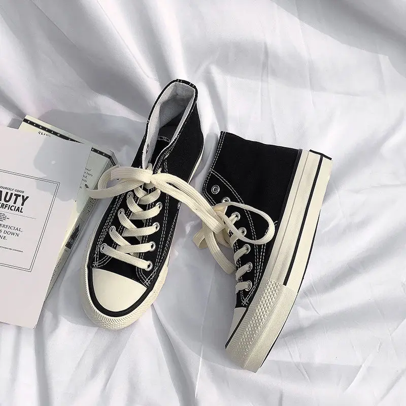 Classic Vulcanized Casual Canvas Platform Shoes Women High Top Sneakers 2023 Fashion Breathable Comfortable Sport Shoes Women
Classic Vulcanized Casual Canvas Platform Shoes Women High Top Sneakers 2023 Fashion Breathable Comfortable Sport Shoes Women