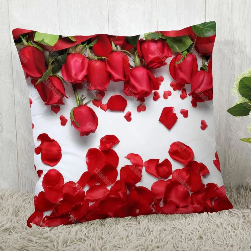 Flowers Red Rose Pillow Cover Customize Pillow Case Modern Home Decorative Pillowcase For Living Room 45X45cm
Flowers Red Rose Pillow Cover Customize Pillow Case Modern Home Decorative Pillowcase For Living Room 45X45cm