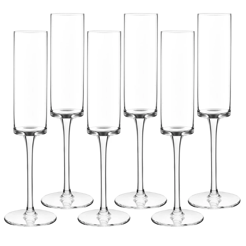 Parties Essentials 1 Set 6-Piece Disposable Acrylic Champagne Flute Wine Glasses Dropship
Parties Essentials 1 Set 6-Piece Disposable Acrylic Champagne Flute Wine Glasses Dropship