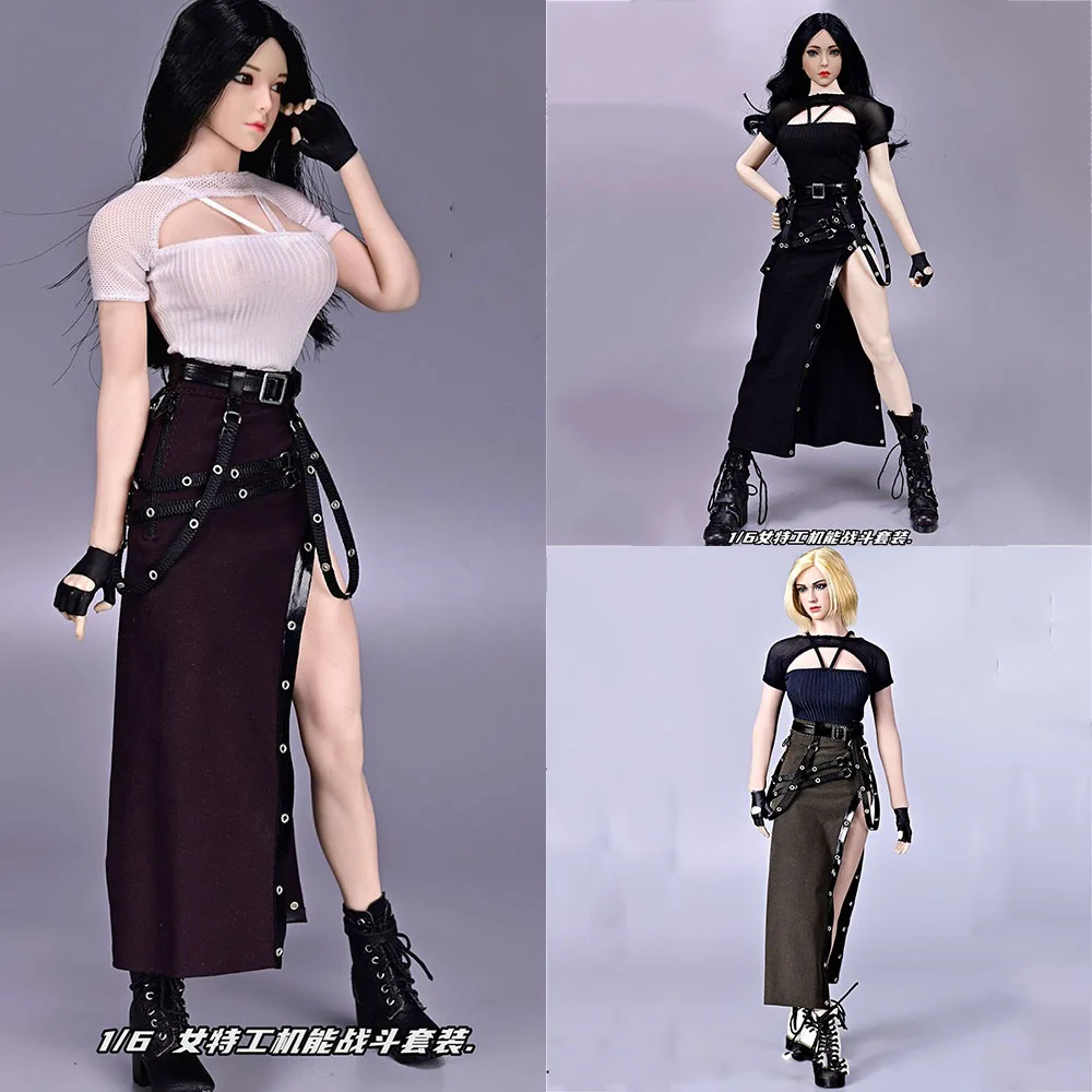 SA049 1/6 Scale Sexy Women's Figure Accessory Agent Functional Combat Suit Open Chest Backless Long Skirt for 12 inches Body
SA049 1/6 Scale Sexy Women's Figure Accessory Agent Functional Combat Suit Open Chest Backless Long Skirt for 12 inches Body