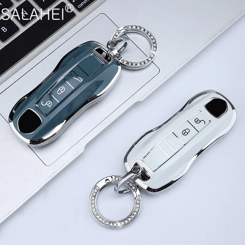 Silver Edge Car Key Case Cover Shell Protector For Porsche Cayenne Macan 911 Boxster Cayman Panamera 986 987 981 Car Accessories
Silver Edge Car Key Case Cover Shell Protector For Porsche Cayenne Macan 911 Boxster Cayman Panamera 986 987 981 Car Accessories