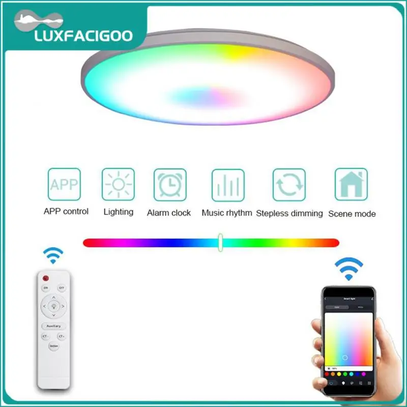 Lighting 30w App Remote Control Led Lights Bedroom Decor Tuya Wifi App Tuya Wifi Smart Home Celling Light Smart Ceiling Lamp
Lighting 30w App Remote Control Led Lights Bedroom Decor Tuya Wifi App Tuya Wifi Smart Home Celling Light Smart Ceiling Lamp