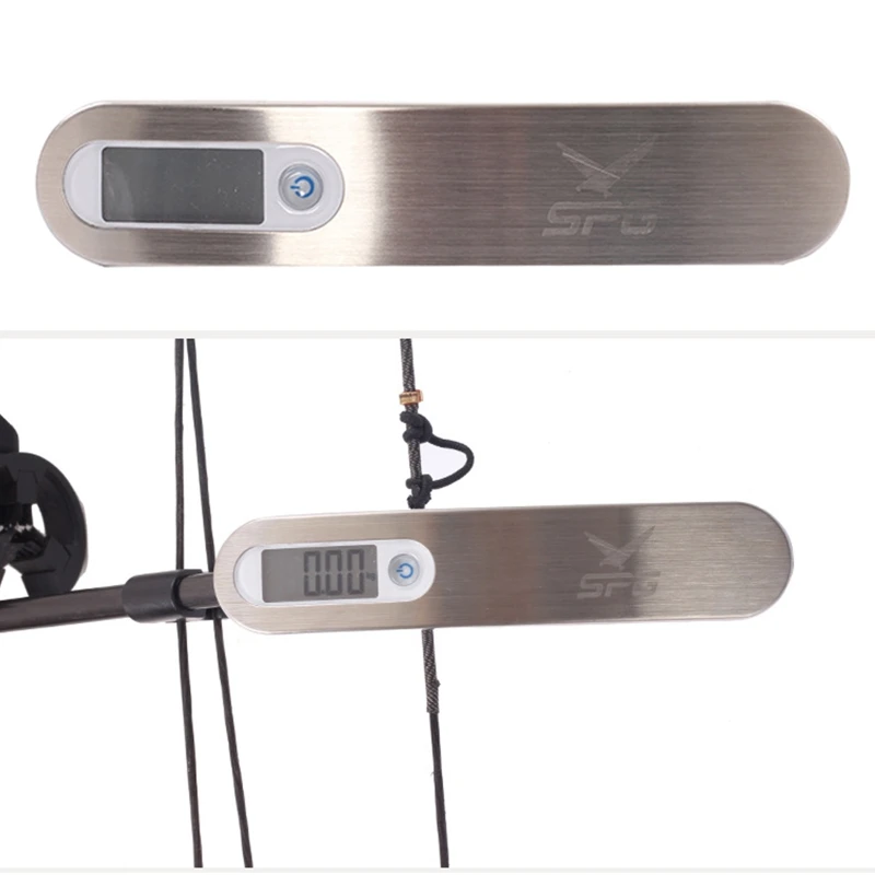 Archery Bow Scale for Draw Weight Peak Weight Hold Weight 110lb/50kg Multifunction Portable Digital Scale with Units
Archery Bow Scale for Draw Weight Peak Weight Hold Weight 110lb/50kg Multifunction Portable Digital Scale with Units