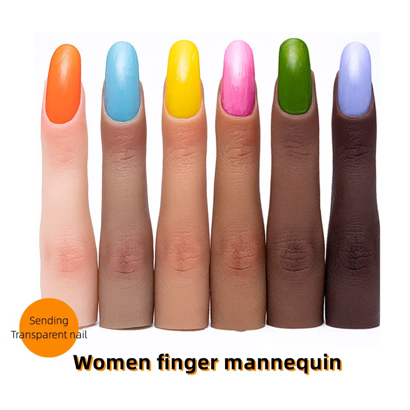 A Silicone Simulated Finger Mannequin Joint that Can Bend Finger Model Nail Art Practice Prop
A Silicone Simulated Finger Mannequin Joint that Can Bend Finger Model Nail Art Practice Prop