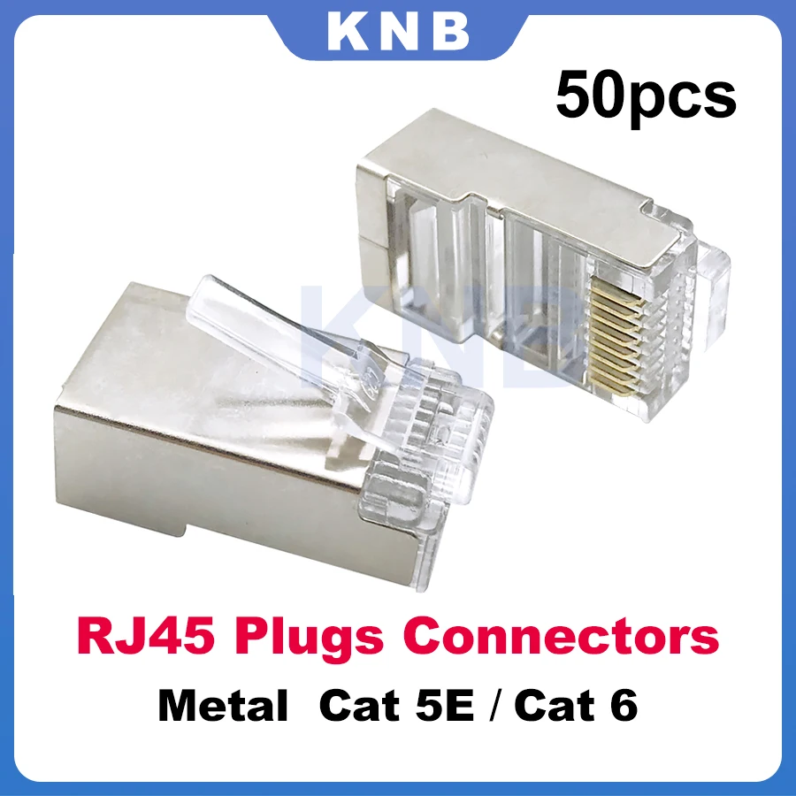 50 Pcs/lot End Pass Though RJ45 Shielded Plug Cat 5E Cat 6 Network Connector adapter
50 Pcs/lot End Pass Though RJ45 Shielded Plug Cat 5E Cat 6 Network Connector adapter