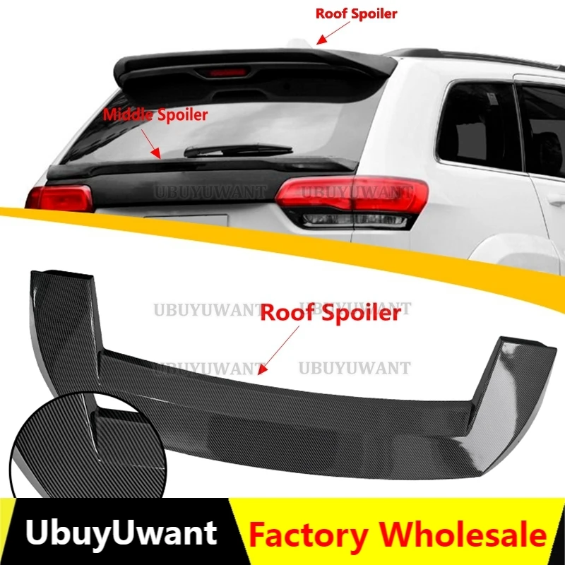 2 шт. Автомобильный задний спойлер для багажника губа + задний спойлер для крыши губа для Jeep For Grand Cherokee 2013-2020 R Стиль задние ворота среднее кры...
2 шт. Автомобильный задний спойлер для багажника губа + задний спойлер для крыши губа для Jeep For Grand Cherokee 2013-2020 R Стиль задние ворота среднее кры...
