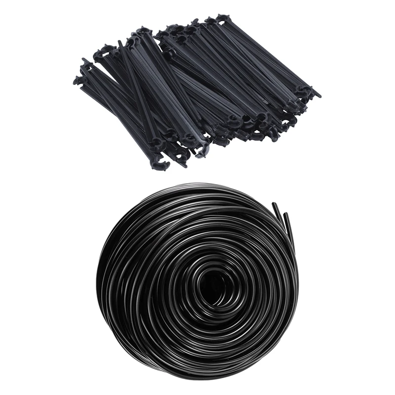 50Pcs C-Shaped Garden 4 / 7Mm Drip Irrigation Pipe Bracket & 1X 50M Watering Tubing Hose Pipe 4/7Mm Hose Drip
50Pcs C-Shaped Garden 4 / 7Mm Drip Irrigation Pipe Bracket & 1X 50M Watering Tubing Hose Pipe 4/7Mm Hose Drip