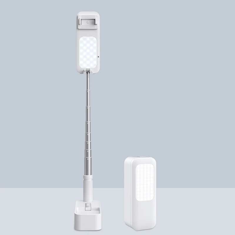 Live Video Fill Light Retractable Phone Stand Holder With Wireless Remote Control Wireless Dimmable LED Selfie Fill Lights
Live Video Fill Light Retractable Phone Stand Holder With Wireless Remote Control Wireless Dimmable LED Selfie Fill Lights