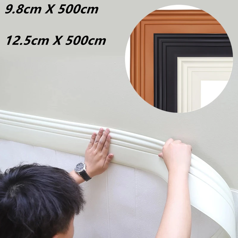 3D Self Adhesive Wall Trim Line Skirting Border NBR Waterproof Baseboard Wallpaper Wall Sticker For Living Room Home Decoration
3D Self Adhesive Wall Trim Line Skirting Border NBR Waterproof Baseboard Wallpaper Wall Sticker For Living Room Home Decoration