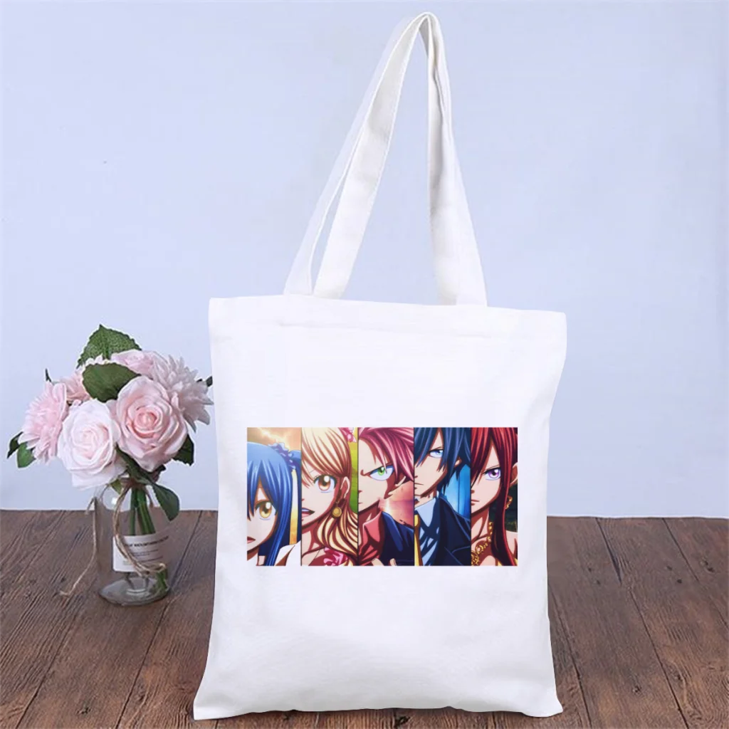 FT CharactersHandbag Fairy Tail Anime Shoulder Canvas Bags Girls Boys Pocket Double Print Shopper HandBags Large Pouch Tote Bag
FT CharactersHandbag Fairy Tail Anime Shoulder Canvas Bags Girls Boys Pocket Double Print Shopper HandBags Large Pouch Tote Bag