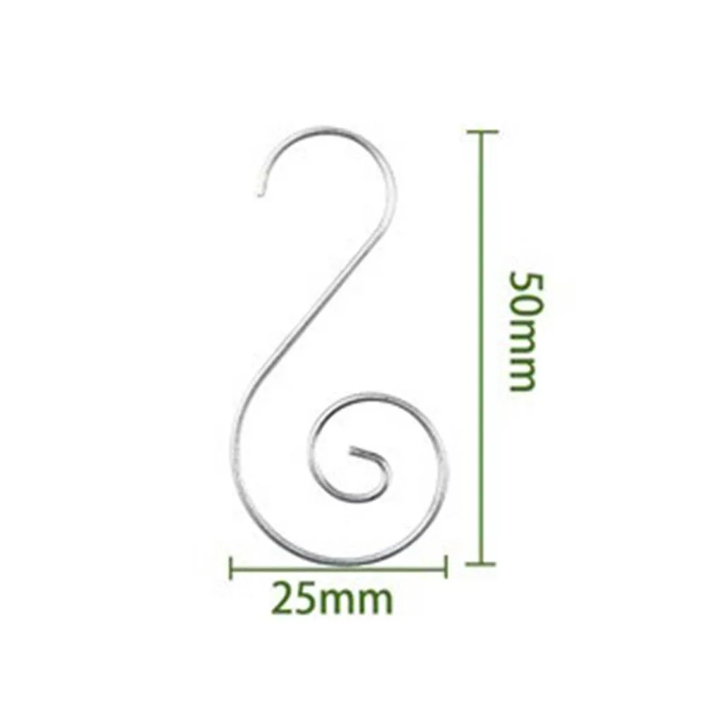 20* Ornament S-hooks Xmas Xmas Party Decor 20pcs 20x Christmas Christmas Tree Ornament Hooks Ornament Hooks Steel
20* Ornament S-hooks Xmas Xmas Party Decor 20pcs 20x Christmas Christmas Tree Ornament Hooks Ornament Hooks Steel