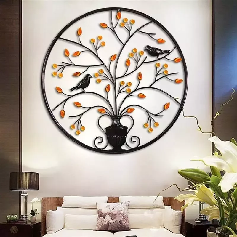 Wrought Iron Pendant Simple Circle Frame Vase Flower Birds Carved Craft Decor Wall Mounted Hanging Adornment Wall Art Pendant
Wrought Iron Pendant Simple Circle Frame Vase Flower Birds Carved Craft Decor Wall Mounted Hanging Adornment Wall Art Pendant