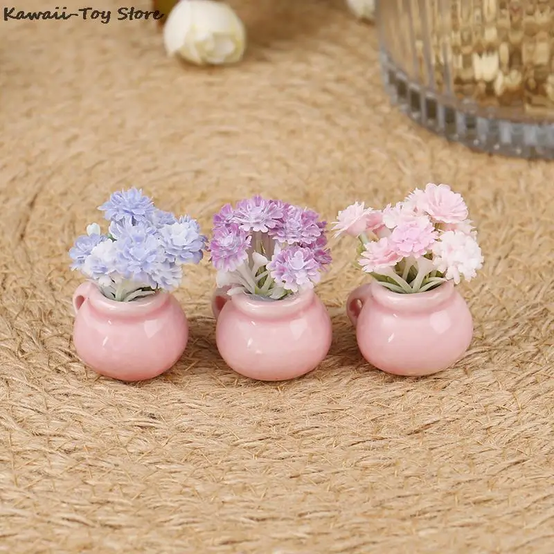 1/12 Doll House Miniature Flowers Fairy Garden Ornament Mini Potted Plant Flowers Pot DollHouse Decor Bonsai Model House Decor
1/12 Doll House Miniature Flowers Fairy Garden Ornament Mini Potted Plant Flowers Pot DollHouse Decor Bonsai Model House Decor