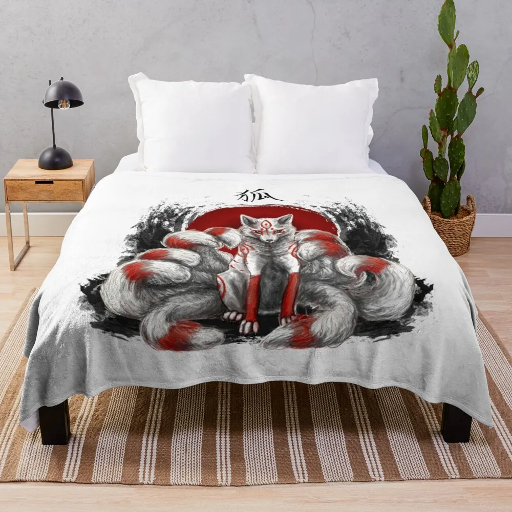 Japanese Nine Tailed Fox Kitsune Sherpa Blanket Anime Plaid Anti-Pilling Flannel Throw Blankets
Japanese Nine Tailed Fox Kitsune Sherpa Blanket Anime Plaid Anti-Pilling Flannel Throw Blankets