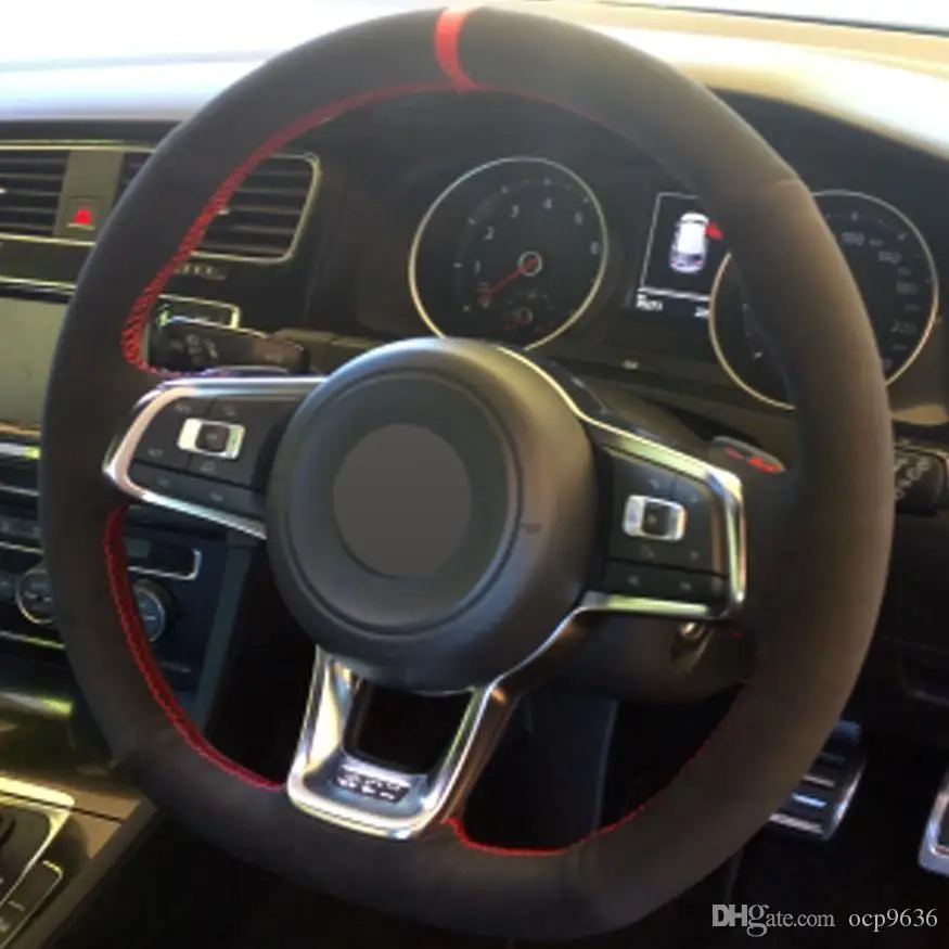 Сшитая вручную черная замшевая искусственная кожа для Volkswagen Golf 7 GTI Golf R MK7 VW Polo GTI Scirocco 2015 2016
Сшитая вручную черная замшевая искусственная кожа для Volkswagen Golf 7 GTI Golf R MK7 VW Polo GTI Scirocco 2015 2016