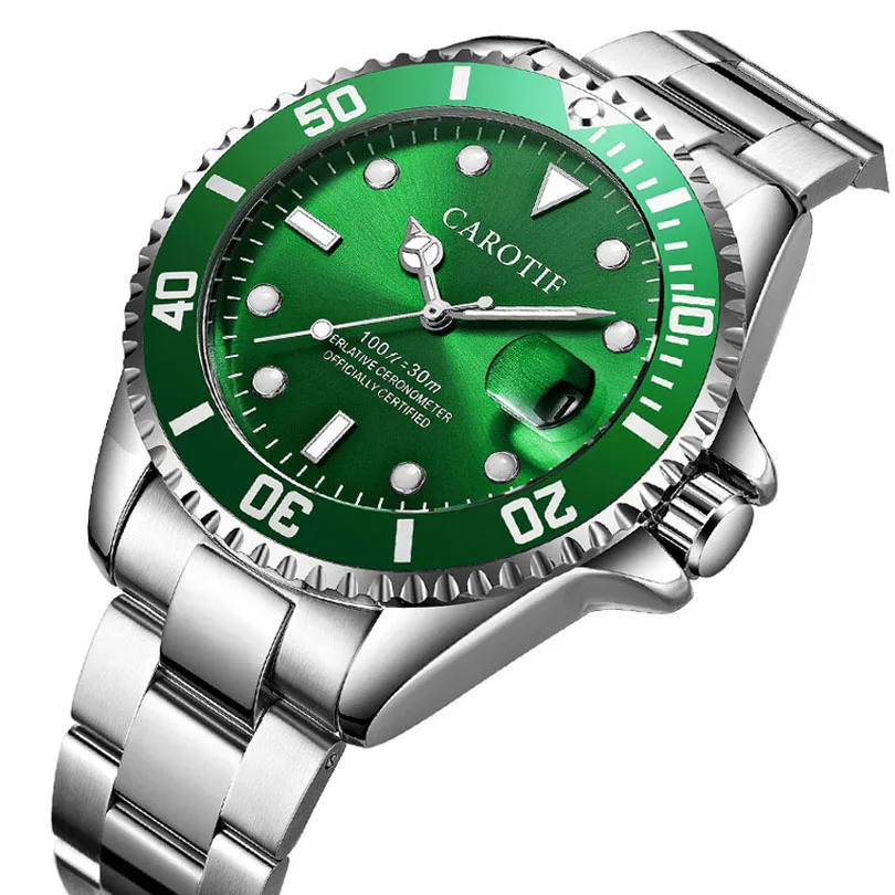 New Green Water Ghost Watch Men's Automatic Mechanical Watch 30m Water Resistant Stainless Steel Strap Clock relogio masculino
New Green Water Ghost Watch Men's Automatic Mechanical Watch 30m Water Resistant Stainless Steel Strap Clock relogio masculino