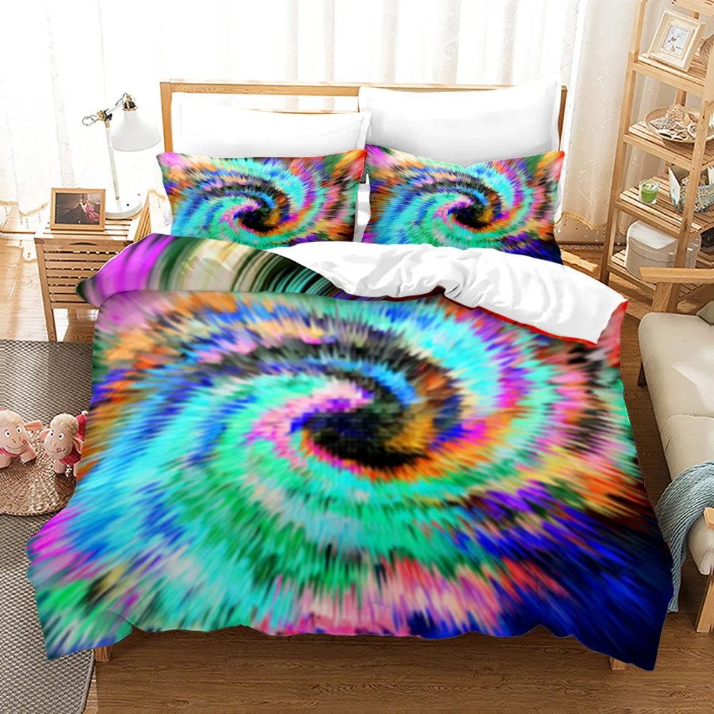 Tie dye Single Twin Full Queen King Size Star Color Bed Set Aldult Kid Bedroom Duvetcover Sets 3D Print Bedding Set 
Tie dye Single Twin Full Queen King Size Star Color Bed Set Aldult Kid Bedroom Duvetcover Sets 3D Print Bedding Set