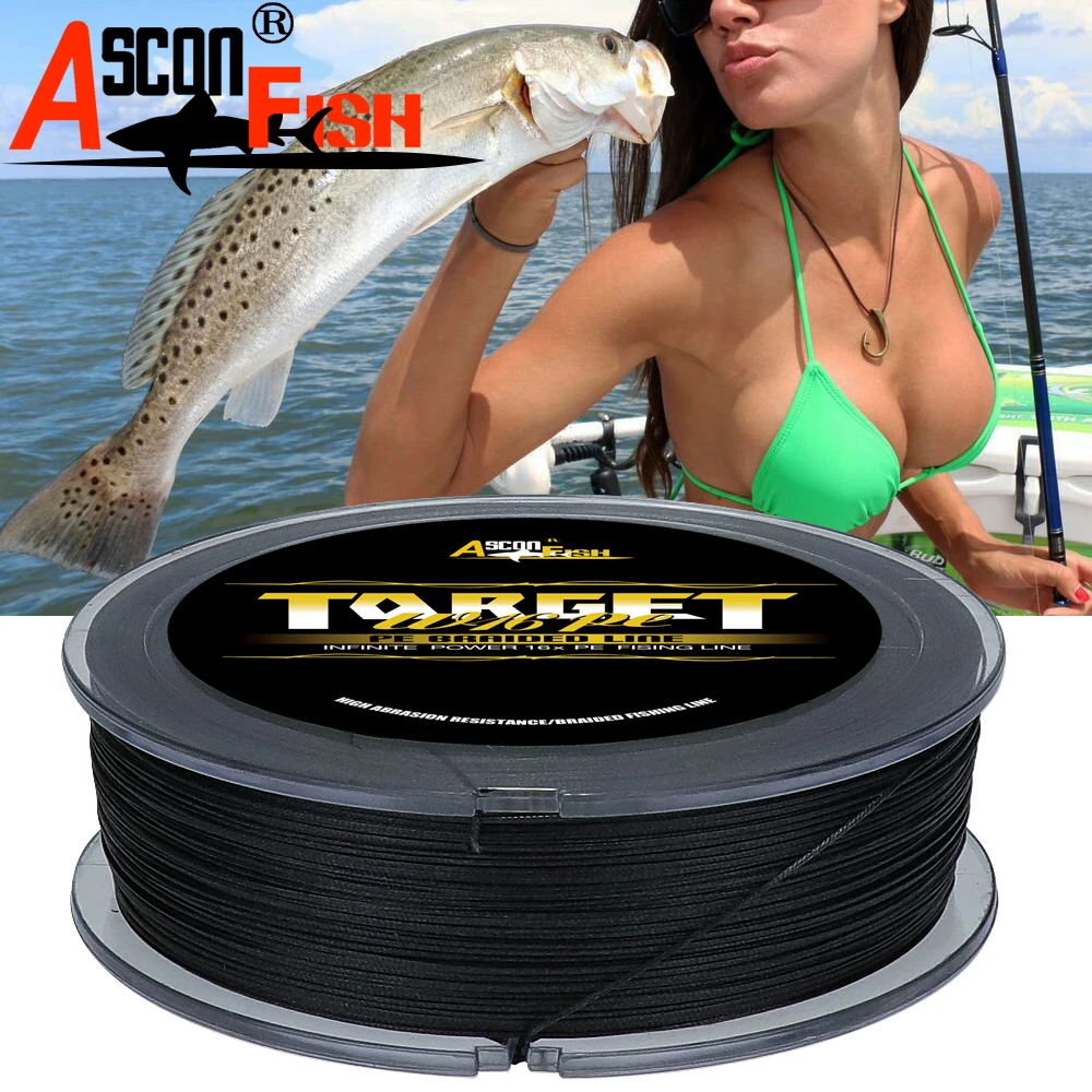 Ascon Fish Multifilament Fishing Line 16 Strands Braided Fishing Line 500m 16 braids PE Fiber Woven Rope Tippet 20-500LB
Ascon Fish Multifilament Fishing Line 16 Strands Braided Fishing Line 500m 16 braids PE Fiber Woven Rope Tippet 20-500LB