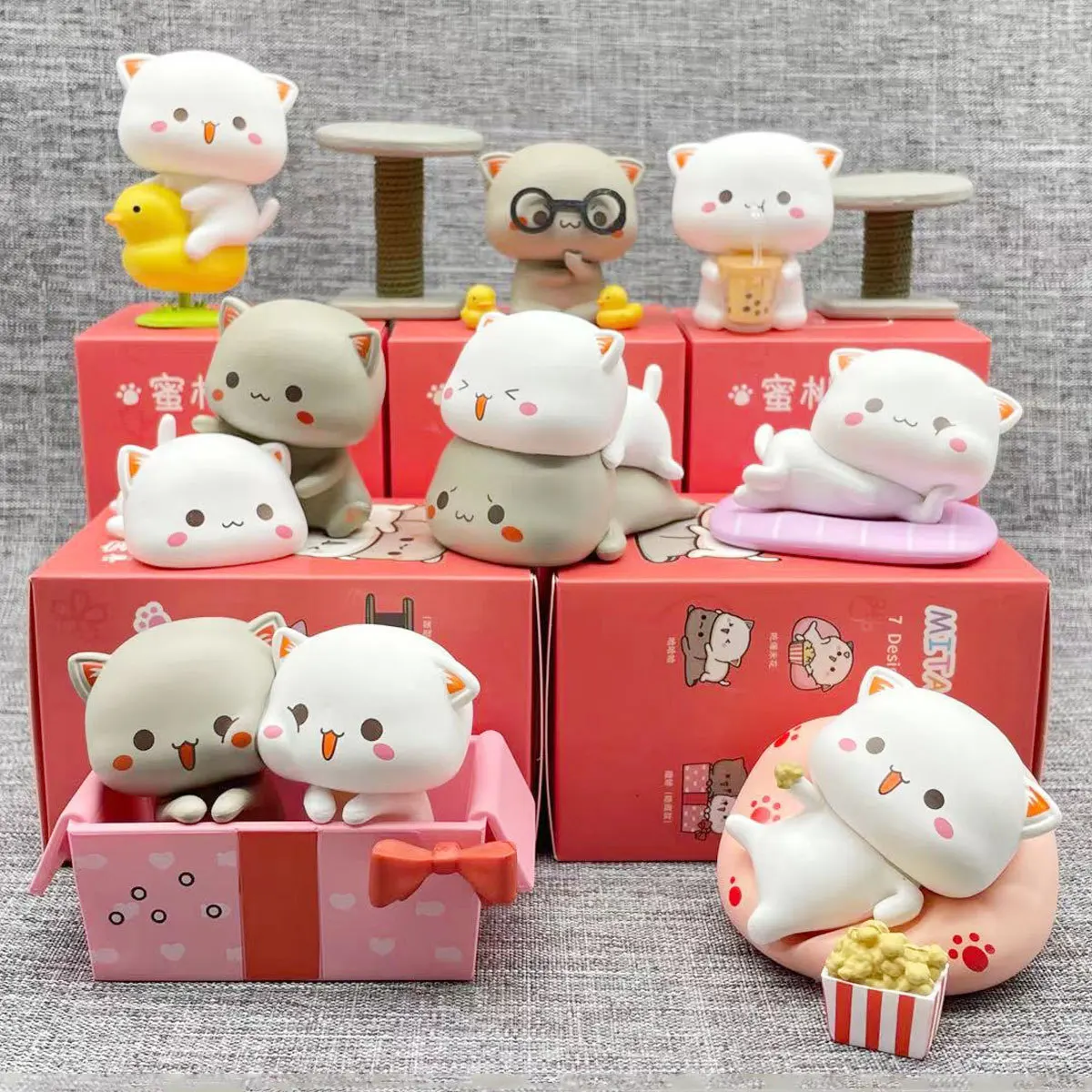 8pcs/set Cute Animal Lucky Mitao Cat Creative Surprise Blind Box Girls Toys Figure Doll Kids Car Decor Xmas Christmas Gifts
8pcs/set Cute Animal Lucky Mitao Cat Creative Surprise Blind Box Girls Toys Figure Doll Kids Car Decor Xmas Christmas Gifts