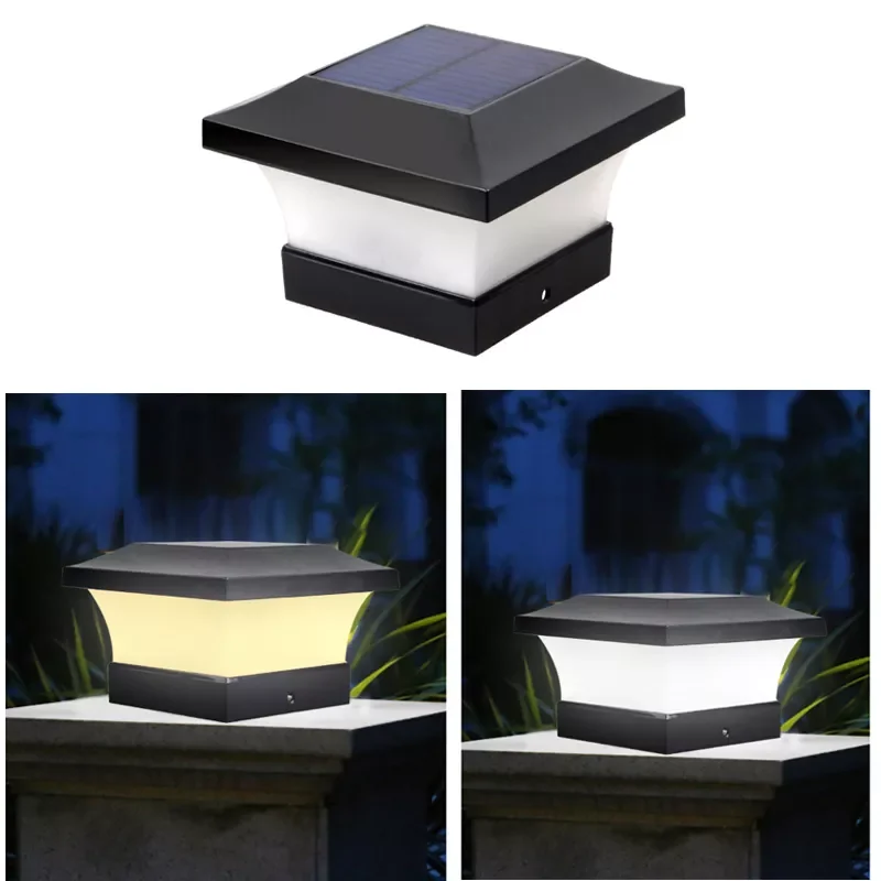 2023NEW Solar LED Post Lights Solar Power Fence Light IP65 Waterproof Square Black Landscape Post Cap Lamp Column Lamp Garden De
2023NEW Solar LED Post Lights Solar Power Fence Light IP65 Waterproof Square Black Landscape Post Cap Lamp Column Lamp Garden De