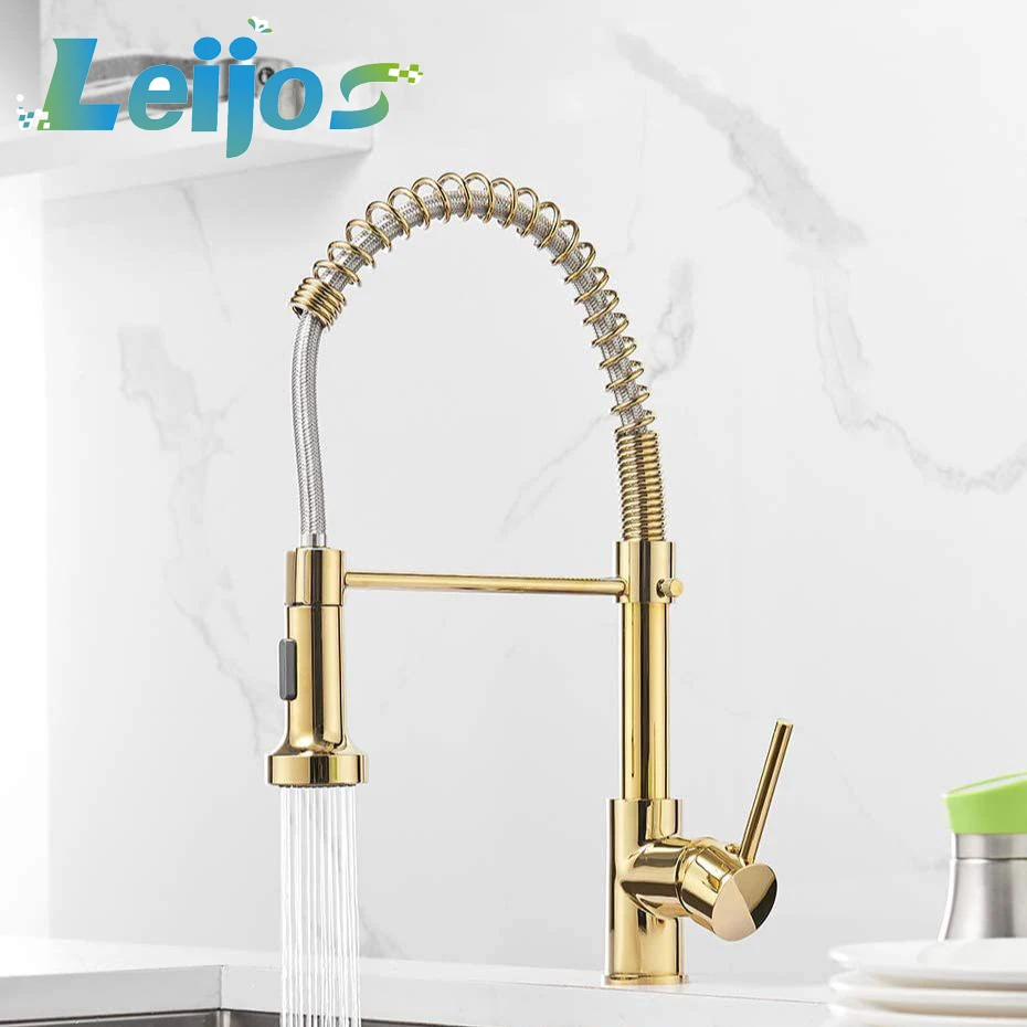 Матовый золотой коммерческий вытяжной кухонный кран, пружинный кухонный кран с распылителем, твердая латунь, одна ручка для кухни, Rv, бар
Матовый золотой коммерческий вытяжной кухонный кран, пружинный кухонный кран с распылителем, твердая латунь, одна ручка для кухни, Rv, бар