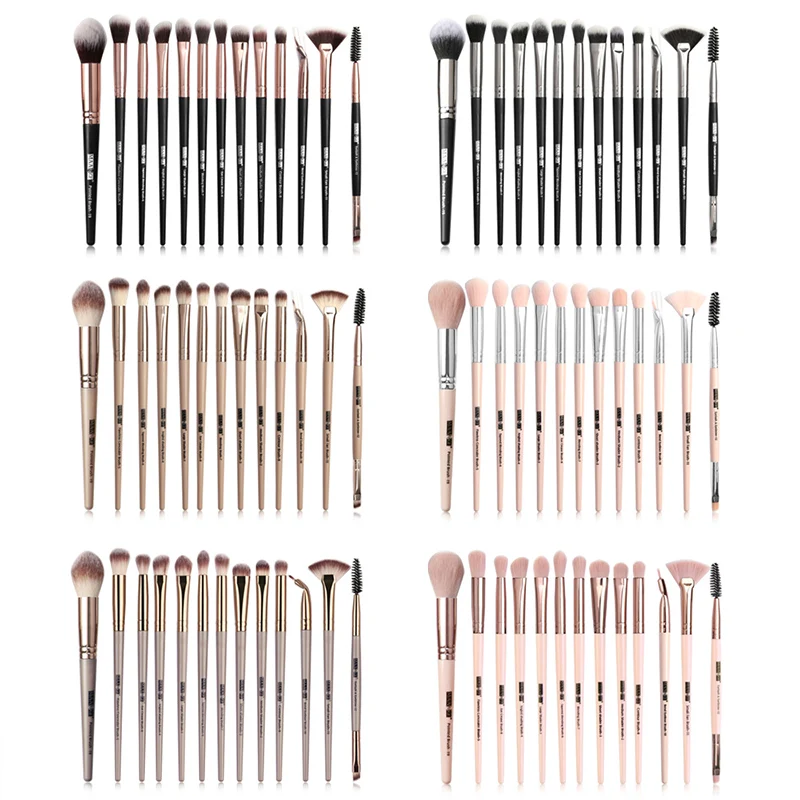 

MAANGE Makeup Brushes Set 15pcs Professional Eye Shadow Makeup Brush Kits Eyeshadow Eyeliner Blending Eyebrow Goat Hair