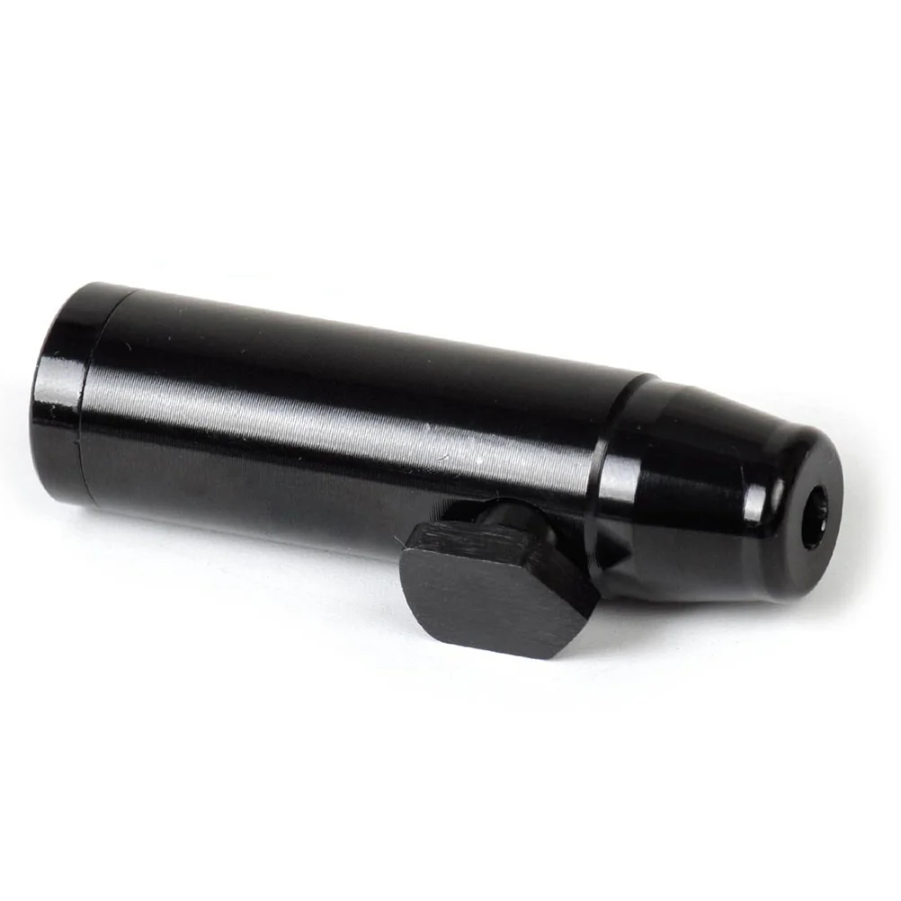 Aluminium Alloy Snuff Dispenser Portable Metal Bullet Nasal Sniffer (Black) 
Aluminium Alloy Snuff Dispenser Portable Metal Bullet Nasal Sniffer (Black)