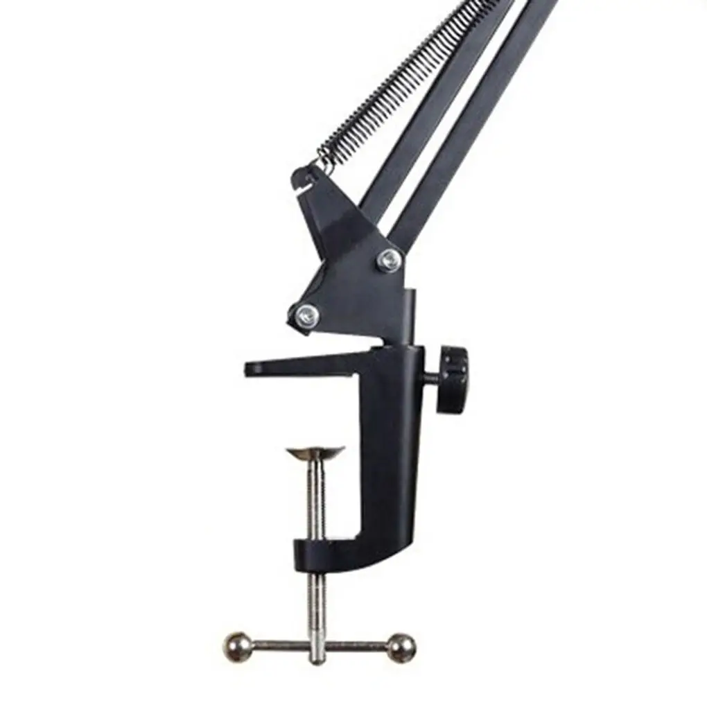 Extendable Recording Microphone Holder Suspension Boom Scissor Arm Stand Holder Microphone Clip Table Mounting Clamp 
Extendable Recording Microphone Holder Suspension Boom Scissor Arm Stand Holder Microphone Clip Table Mounting Clamp