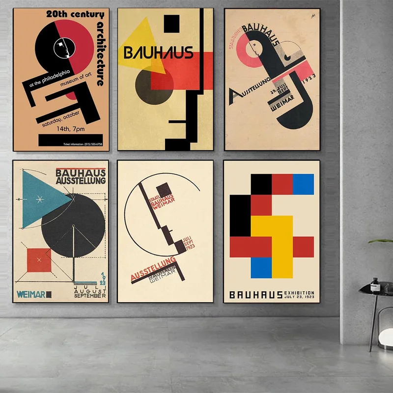 Abstract Art Geometric Figure Canvas Painting Bauhaus Ausstellung Wall Art Poster Office Living Room Home Decoration Mural 
Abstract Art Geometric Figure Canvas Painting Bauhaus Ausstellung Wall Art Poster Office Living Room Home Decoration Mural