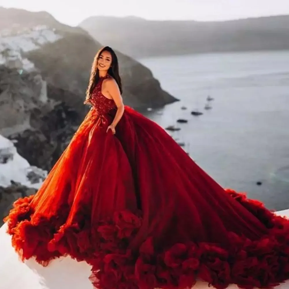 Burgundy Tulle Ball Gown Quinceanera Dresses Formal Prom Graduation Gowns Lace Up Princess Sweet 15 16 Dress vestidos de 15 años
Burgundy Tulle Ball Gown Quinceanera Dresses Formal Prom Graduation Gowns Lace Up Princess Sweet 15 16 Dress vestidos de 15 años