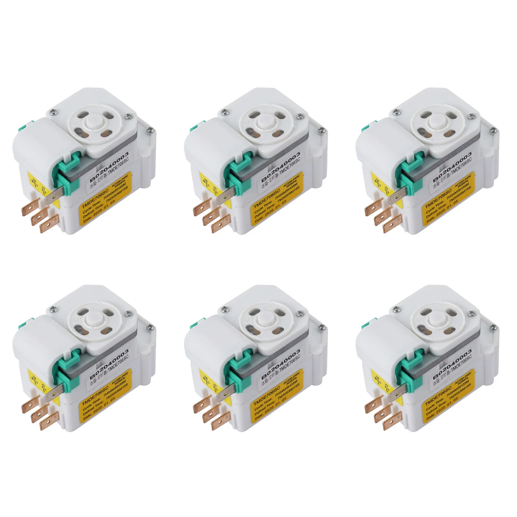 6X Mechanical Defrosting Timer for Refrigerator Parts TMDE706SC Refrigerator Defrosting Timer
6X Mechanical Defrosting Timer for Refrigerator Parts TMDE706SC Refrigerator Defrosting Timer