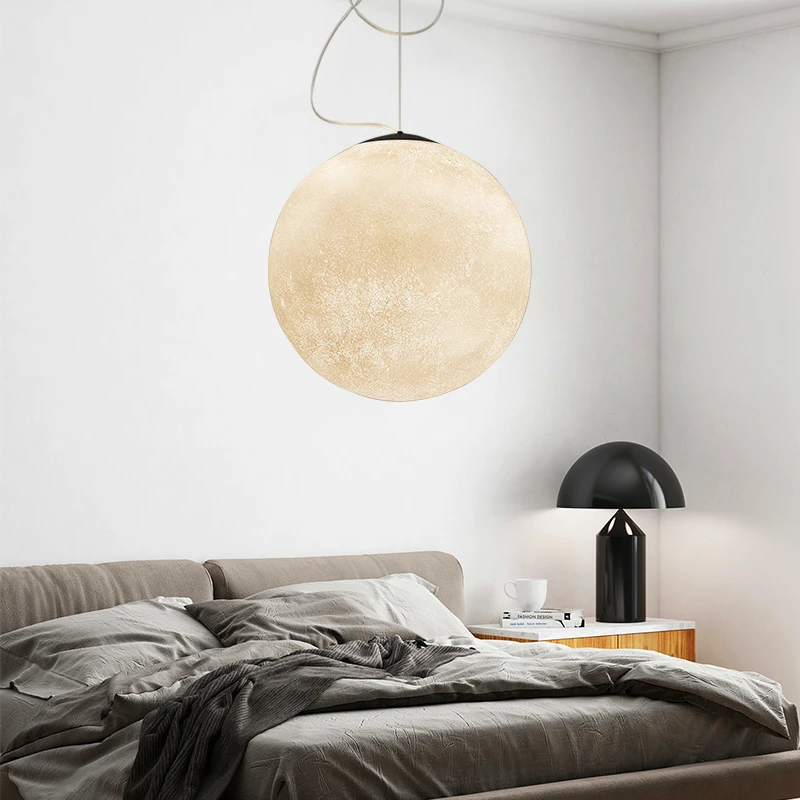 Nordic Led Resin 3D Moon Pendant Lights Bedroom Living Room Dining Lighting Decoration Interior Modern Planet Pendant Lamp LOFT
Nordic Led Resin 3D Moon Pendant Lights Bedroom Living Room Dining Lighting Decoration Interior Modern Planet Pendant Lamp LOFT