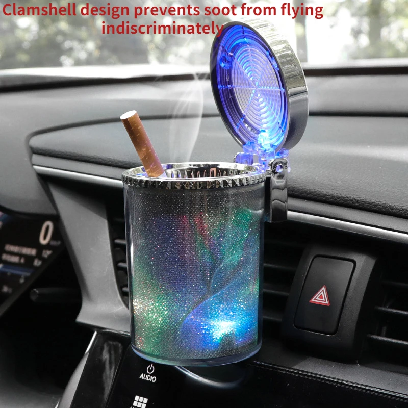Car Ashtray with LED Light Cigar Cigarette Ashtray Container Ashtray Gas Bottle Smoke Cup Holder Storage Cup car Supplies 
Car Ashtray with LED Light Cigar Cigarette Ashtray Container Ashtray Gas Bottle Smoke Cup Holder Storage Cup car Supplies