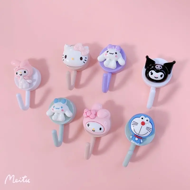 3Pcs Hello Kitty Anime Kawaii Sanrioed Hook Cinnamoroll Household Wall Sticker Bedroom Door Storage Ornament Accessories Gift
3Pcs Hello Kitty Anime Kawaii Sanrioed Hook Cinnamoroll Household Wall Sticker Bedroom Door Storage Ornament Accessories Gift