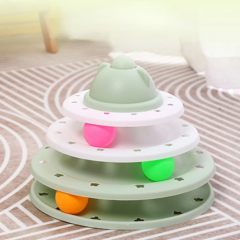 Цветная четырехслойная башня для кошек, игрушки для кошек, Интерактивная круглая тарелка для развлечений, товары для котят, поворотный круг...
Цветная четырехслойная башня для кошек, игрушки для кошек, Интерактивная круглая тарелка для развлечений, товары для котят, поворотный круг...