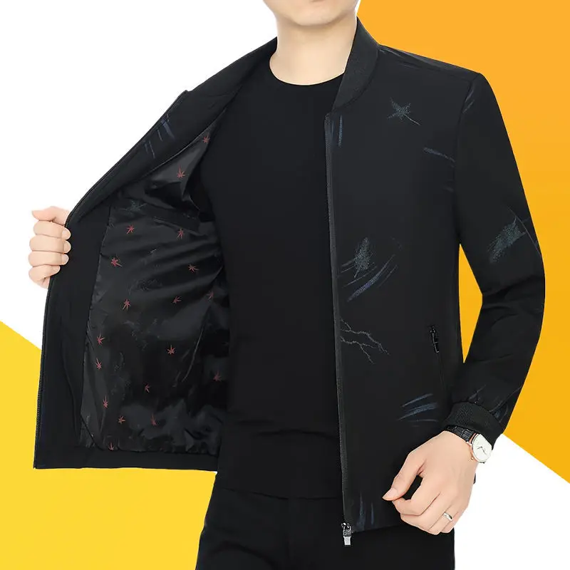 Повседневная мужская куртка-бомбер на молнии, модная уличная верхняя одежда, высококачественные мужские бейсбольные куртки, новинка 2022, мужское деловое пальто Q223
Повседневная мужская куртка-бомбер на молнии, модная уличная верхняя одежда, высококачественные мужские бейсбольные куртки, новинка 2022, мужское деловое пальто Q223